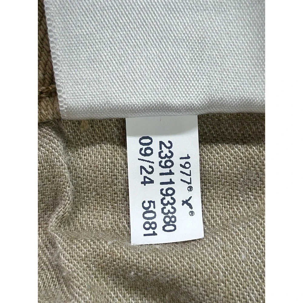 American Eagle Jeans Mens Sz 38x30 Slim Straight Tan Easy Flex Active Denim Guys